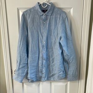 Vineyard Vines Sky Blue Casual Button-Down Shirt